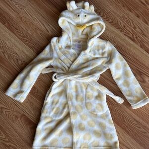 GAP Yellow Polka Dot Kids Robe